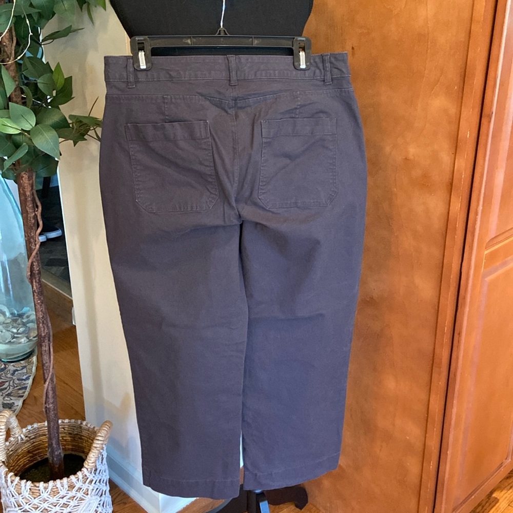 Old Navy Ultra Perfect Straight Leg Chinos for Women • panther • Size 12 • - Picture 2 of 5